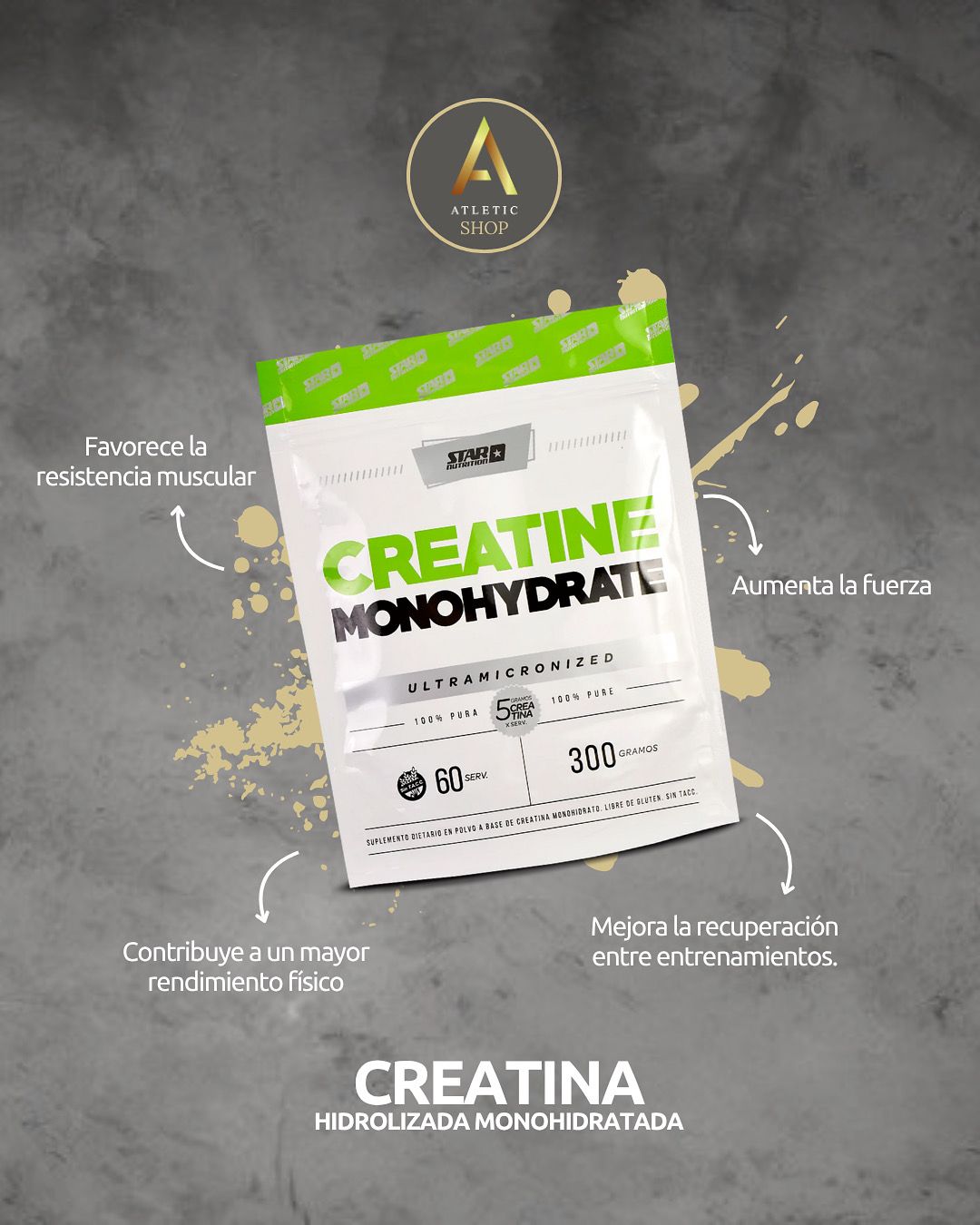 Creatina Monohidratada Star